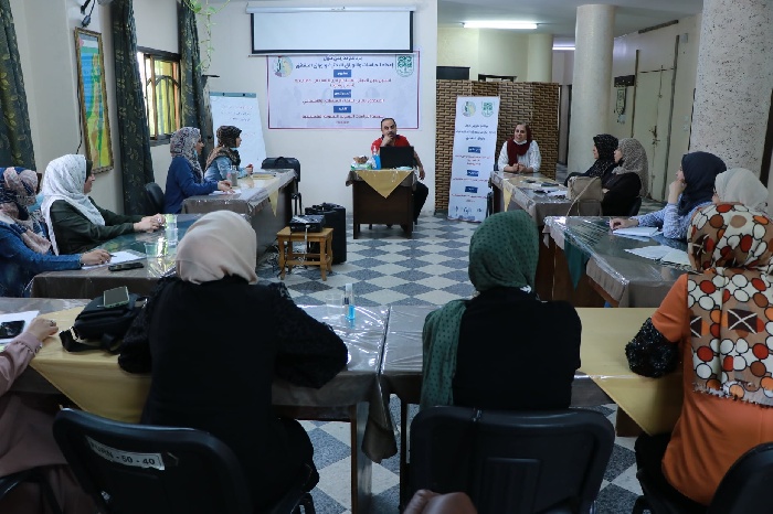 عقدت جمعية الدراسات النسوية الفلسطينية التنموية مع المشرف أ رامي مراد لقاء مع الباحثات