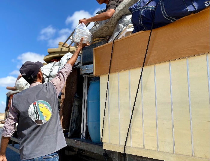 جمعية الدراسات النسوية التنموية الفلسطينية تنفذ مبادرة "كلنا إيد وحدة" للتخفيف من معاناة النازحين